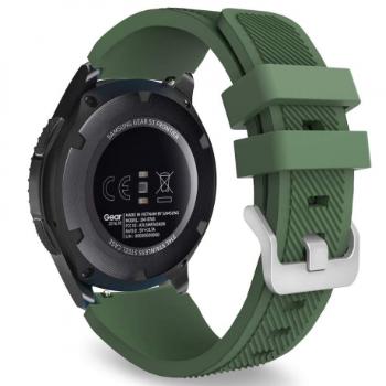 Huawei Watch GT/GT2 46mm Silicone Sport remienok, Dark Green