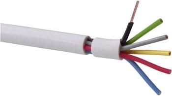 TRU COMPONENTS 1565231 zvončekový kábel YR-DR 2 x 0.50 mm² biela 20 m