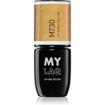 MYLAQ UV Gel Polish gélový lak na nechty odtieň My Sunny Greeting 5 ml