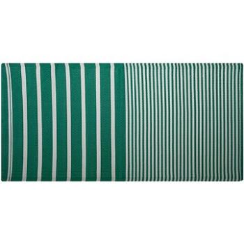 Zelený vonkajší koberec 90 × 180 cm HALDIA, 116868 (beliani_116868)