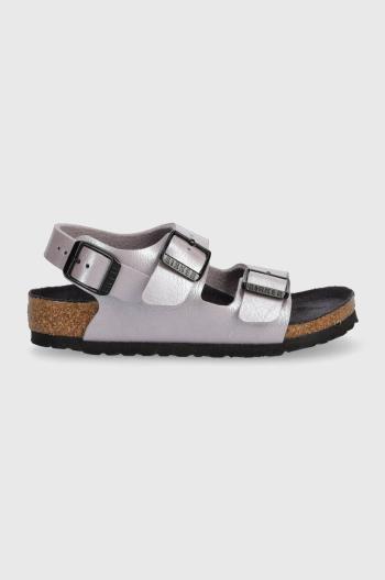 Detské sandále Birkenstock Milano fialová farba