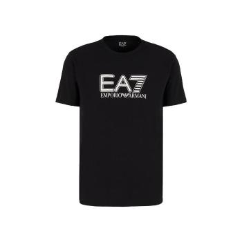 Ea7 Emporio Armani  Visibility Logo T-Shirt Black  Tričká a polokošele Čierna