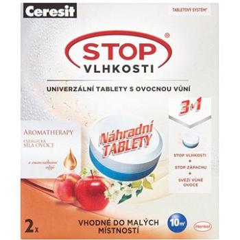 CERESIT - Stop vlhkosti, Micro 3 v 1, energické ovocie, náhradné tablety, 2× 300 g (5997272385322)