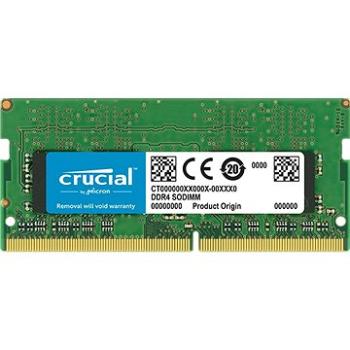 Crucial SO-DIMM 4 GB DDR4 2666 MHz CL19 Single Ranked (CT4G4SFS8266)