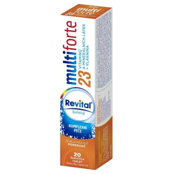 REVITAL Multi Forte Pomaranč šumivé tablety 20 ks
