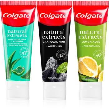 Colgate Naturals Mix prírodná zubná pasta 3x75 ml