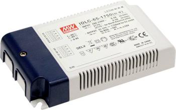 Mean Well IDLC-65-1400DA napájací zdroj pre LED, LED driver  konštantný prúd 64.4 W 1400 mA 34 - 46 V/DC montáž na nehor