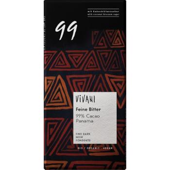 Vivani Eg Horká čokoláda99% S Kokos Vivani 80g