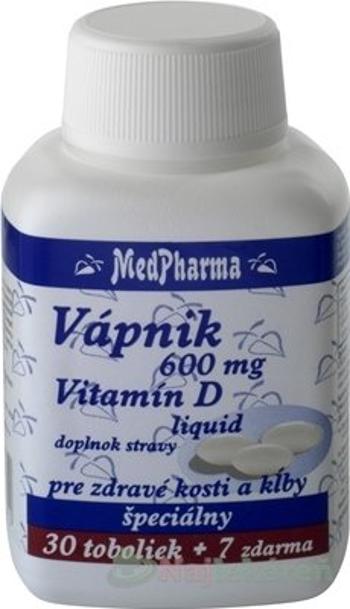 MedPharma VÁPNIK 600 MG + Vitamín D liq. 37 ks