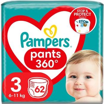 PAMPERS Active Baby Pants veľkosť 3 (62 ks) (8006540069233)