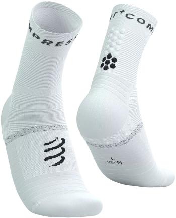 Compressport Pro Marathon V2.0 White/Black Bežecké ponožky