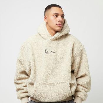 Mikina Karl Kani Metal Signature Teddy Os Hoodie off white - 2XL