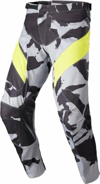 Alpinestars Racer Tactical Pants Gray/Camo/Yellow Fluorescent 32 Motokrosové nohavice