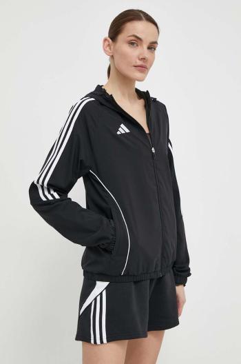 Tréningová bunda adidas Performance Tiro 24 čierna farba, prechodná, IM8805