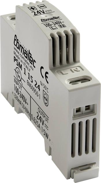 Comatec PSM1/15.24 sieťový zdroj na montážnu lištu (DIN lištu)  24 V/DC 0.625 A 15 W