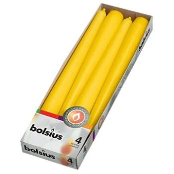 BOLSIUS parafínová sviečka žltá 4 ks (8711711156420)
