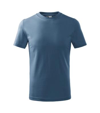 MALFINI Detské tričko Basic - Denim | 134 cm (8 rokov)