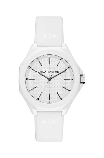 Hodinky Armani Exchange pánsky, biela farba