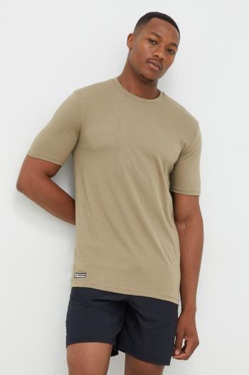 Tričko Under Armour Tactical pánske, zelená farba, jednofarebné