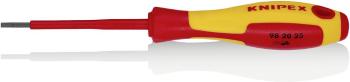 Knipex VDE VDE skrutkovač pre skrutky Microstix Šírka čepele: 2.5 mm Dĺžka drieku: 75 mm DIN EN 60900