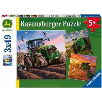 Ravensburger puzzle 051731 John Deere: Hlavná sezóna 3× 49 dielikov (4005556051731)