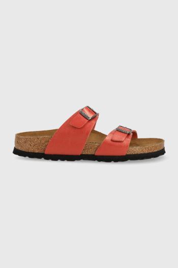 Šľapky Birkenstock Sydney dámske, červená farba, 1026162