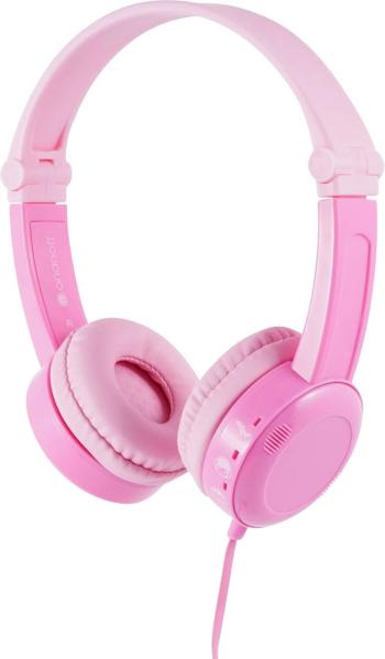 onanoff Travel  detské #####On Ear Headset na ušiach zložiteľná, Headset, obmedzenie hlasitosti ružová
