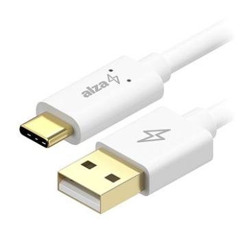 AlzaPower Core Charge 2.0 USB-C 0,1 m biely (APW-CBTC2201W)