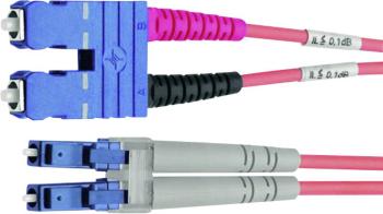 Telegärtner L00895A0073 optické vlákno LWL prepojovací kábel [1x zástrčka SC - 1x zástrčka LC] 50/125 µ Multimode OM4 10
