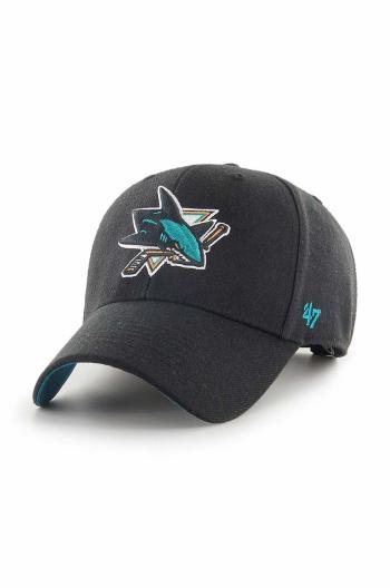 Šiltovka 47 brand NHL San Jose Sharks čierna farba, s nášivkou, H-BLPMS22WBP-BK