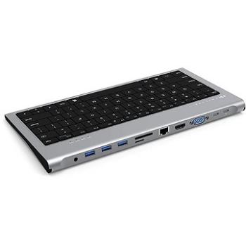 Feeltek 11-in-1 USB-C Keyboard Hub EN (HBC011ENC206)