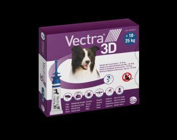 Vectra 3D spot-on pre psy M (10–25 kg) 3 x 3.6 ml