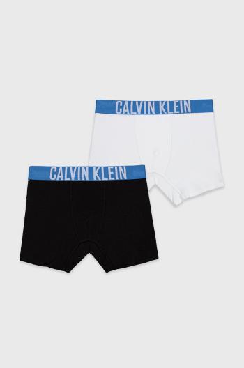 Detské boxerky Calvin Klein Underwear 2-pak čierna farba