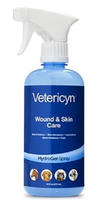 Vetericyn Wound care roztok na cielenú liečbu rán u zvierat 473ml