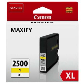 CANON PGI-2500-XL Y - originálna cartridge, žltá, 19,3ml
