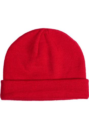 Urban Classics Short Cuff Knit Beanie red - UNI