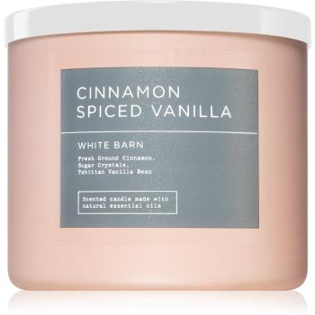 Bath & Body Works Cinnamon Spiced Vanilla vonná sviečka 411 g