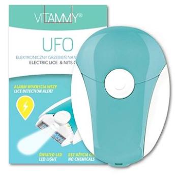 VITAMMY Ufo elektronický hrebeň na vši a hnidy, tyrkysový (4710953421130)