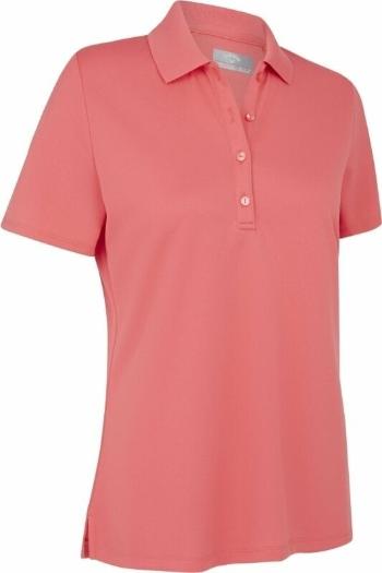 Callaway Womens Swing Tech Solid Polo Coral Paradise M