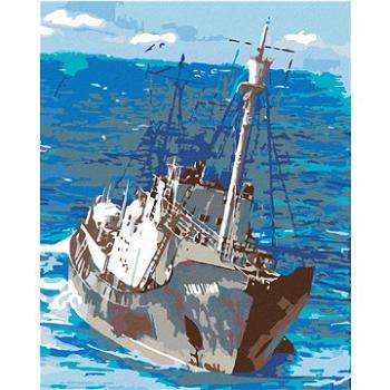 Maľovanie podľa čísel – Rybárska loď na mori (HRAmal00138nad)
