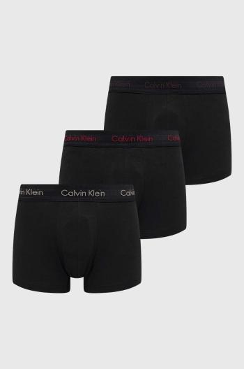 Boxerky Calvin Klein Underwear 3-pak pánske, čierna farba