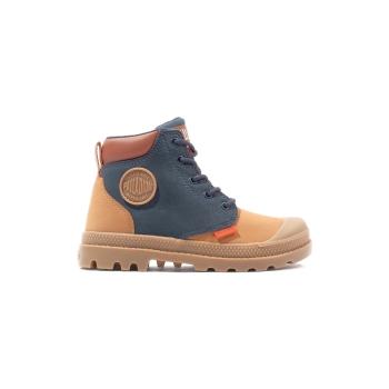 Palladium  Pampa HI Cuff Kids Boots - Dear Brown/Mid Indigo  Čižmy Béžová