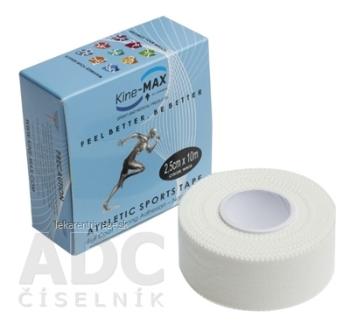 Kine-MAX Non-Elastic Sport Tape tejpovacia páska fixačná, 2,5cm x 10m, 1x1 ks