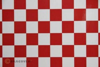 Oracover 43-010-023-010 nažehlovacia fólia Fun 3 (d x š) 10 m x 60 cm biela, červená