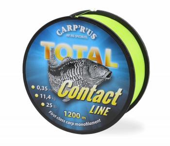 Carp´r´us vlasec total contact line yellow 1200 m - priemer 0,30 mm / nosnosť 9,1 kg