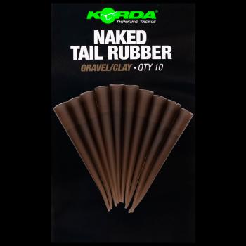 Korda prevleky naked tail rubber - gravel/clay