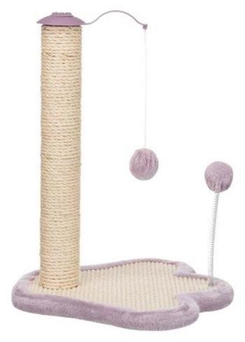 Trixie Junior scratching paw with post, 50 cm, light lilac/natural