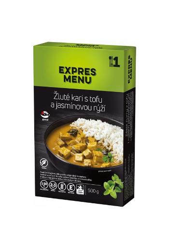 Žlté kari s tofu a jasmínovou ryžou EXPRES MENU 500 g