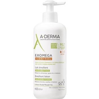 A-DERMA Exomega Control Emolienčné mlieko na suchú kožu so sklonom k atópiii 400 ml (3282770149746)