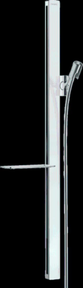 Sprchová tyč Hansgrohe Unica so sprchovou hadicou biela/chróm 27640400
